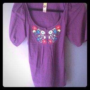 Floral Purple top